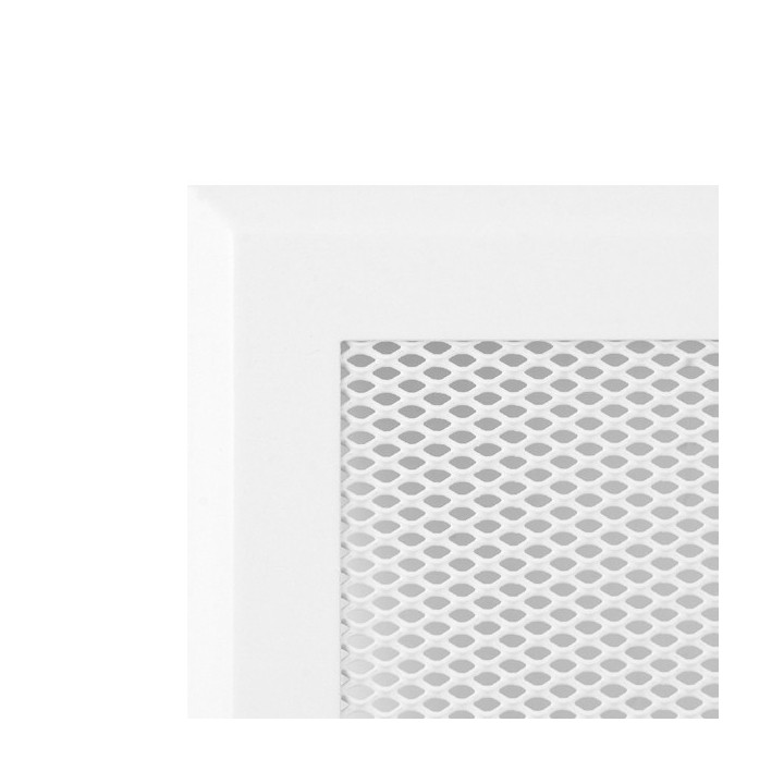Lüftungsgitter 16x45cm Weiß