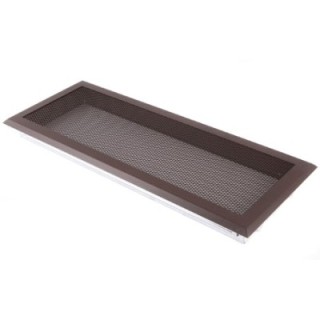 Kratka kominkowa wentylacyjna 16x45cm brąz brokatowy