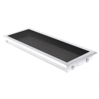 Grille de cheminée 16x45cm chrome  
