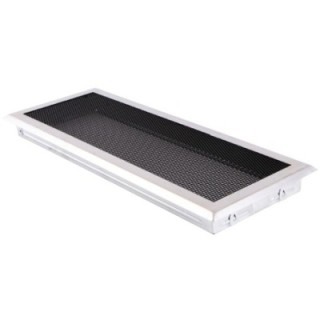 Ventilaton grate 16x45cm chrome matt