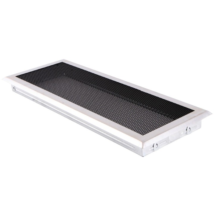 Ventilaton grate 16x45cm chrome matt