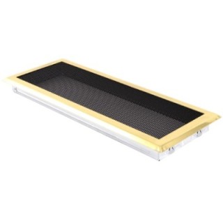 Ventilaton grate 16x45cm brass