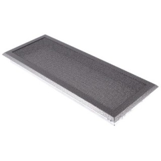 Lüftungsgitter 16x45cm Silber Antik