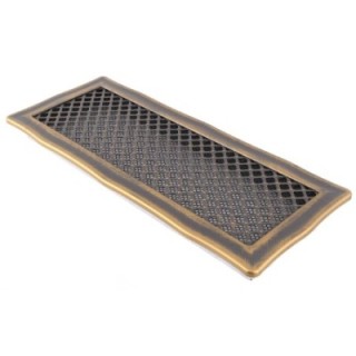 Ventilation grate DECO 16x45cm golden patina