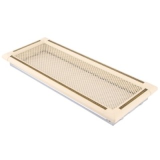 Ventilaton grate EXCLUSIVE 16x45cm ivory / brass-patina
