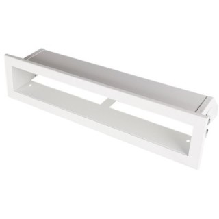 Kratka kominkowa OTWARTA 60x6cm biała