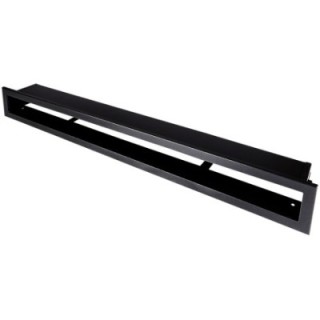 Open ventilation bar 80x6cm black matt