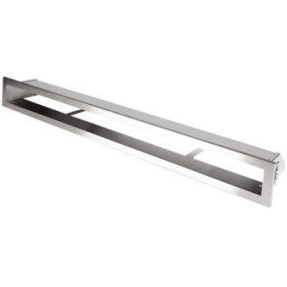 Kratka kominkowa OTWARTA 80x6cm inox
