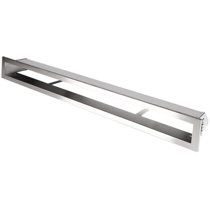 Kratka kominkowa OTWARTA 80x6cm inox