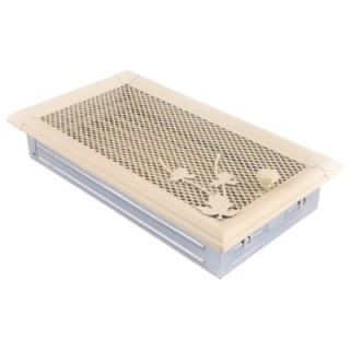 Kratka kominkowa wentylacyjna RETRO 16x32cm z żaluzją kość słoniowa