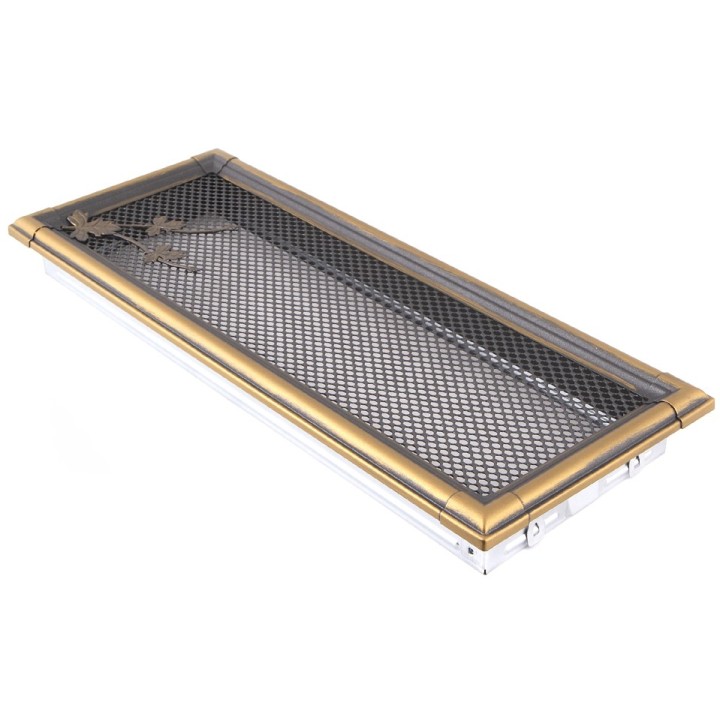 Ventilaton grate RETRO 16x45cm golden patina