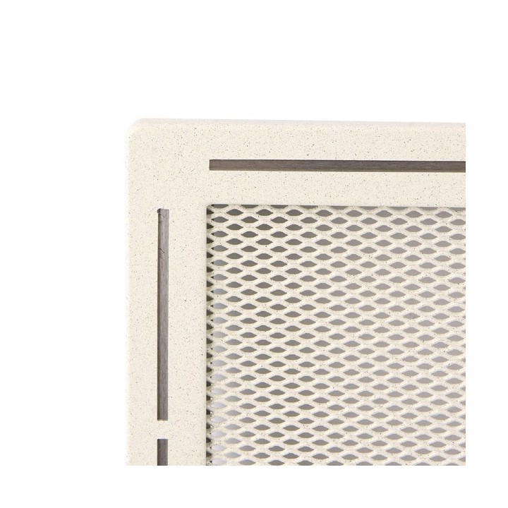 Ventilation grate TREND 16x32cm with venetian blind glittery cream