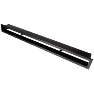 Open ventilation bar 100x6cm black matt