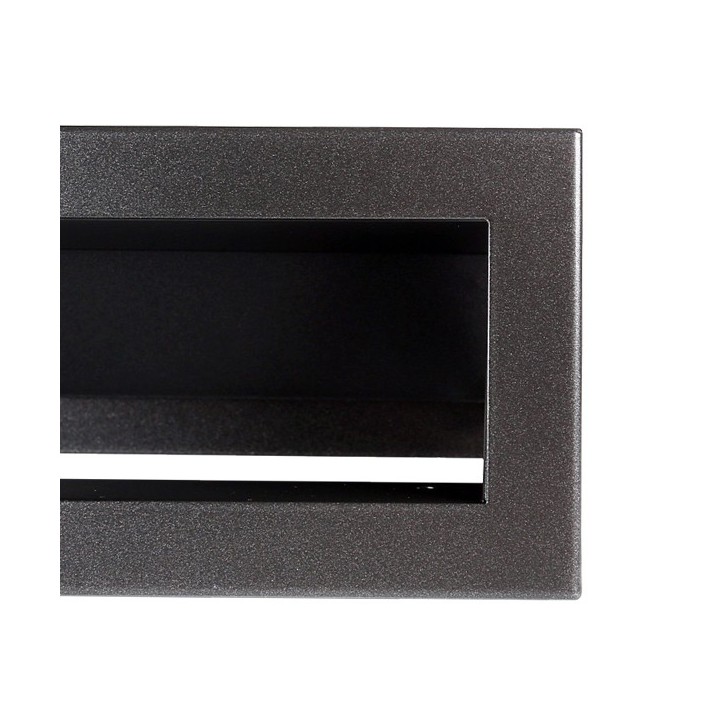 Open ventilation bar 100x6cm graphite