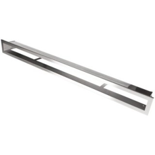 Kratka kominkowa OTWARTA 100x6cm inox
