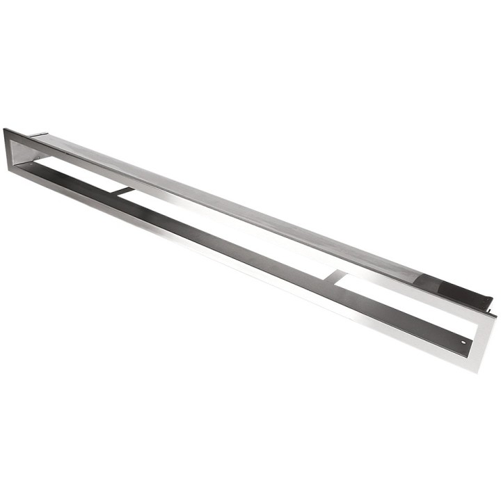 Open ventilation bar 100x6cm stainless steel (inox)