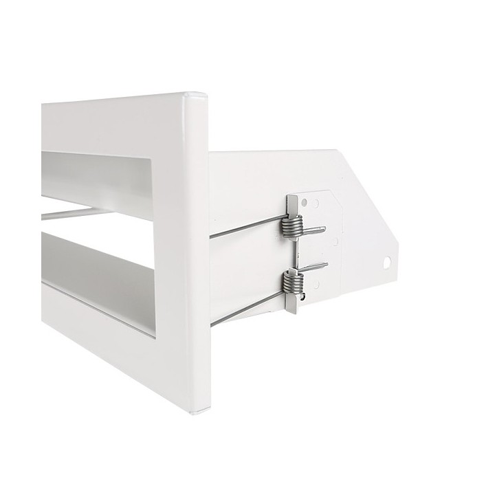 Open ventilation bar left corner  80x40x6cm white