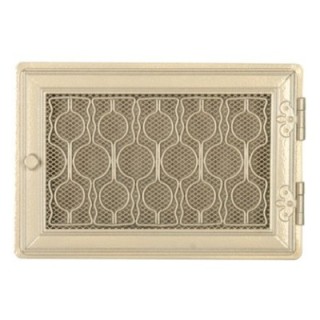 Stylish ventilation grate 21x32cm with venetian blind antique white