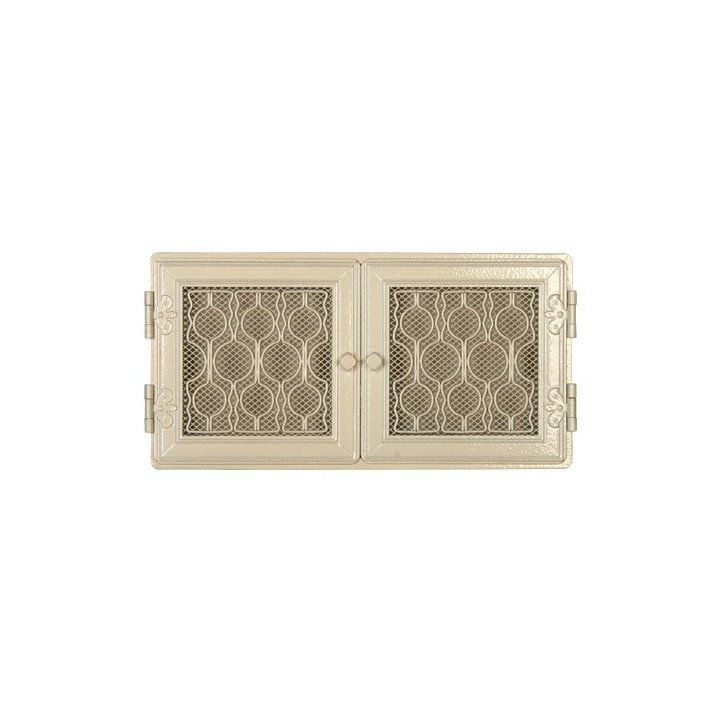 Stylish ventilation grate 21x43cm antique white