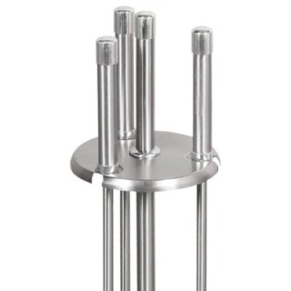 Fireside companion set Inox nr 2