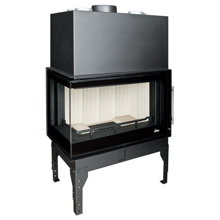 UNIFLAM 760 EVO LBS gięta lewa boczna szyba ref. 260-173-GS
