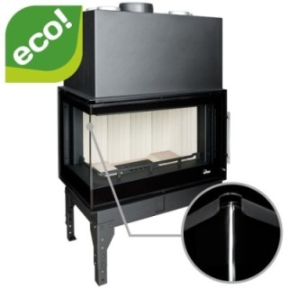 UNIFLAM 860 EVO LBS gięta lewa boczna szyba ref. 260-183-GS