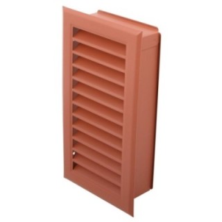 Chimney ventilation grate 12x240mm brick-red