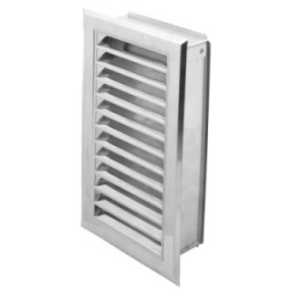 Chimney ventilation grate 120x240mm inox