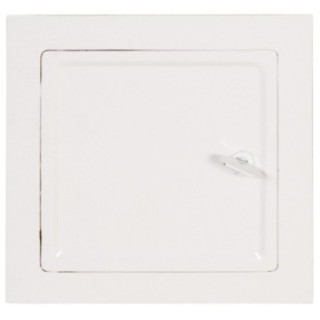 Small white cleaning door