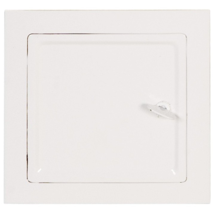 Small white cleaning door