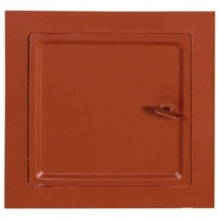 Small cleaning door, covered with minia paint