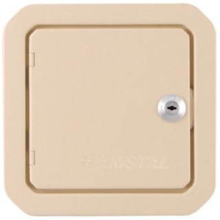 Revisionstürchen 140x140mm Farben: cremefarbig