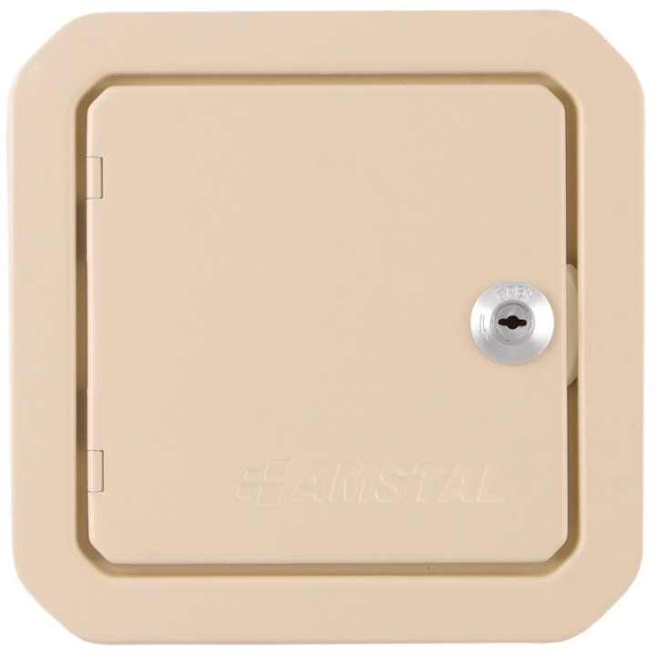 porte d'inspection 140x140mm crème