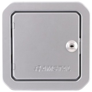 Revisionstürchen 140x140mm Farben: silber
