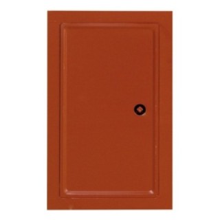 Big cleaning door, covered with minia paint