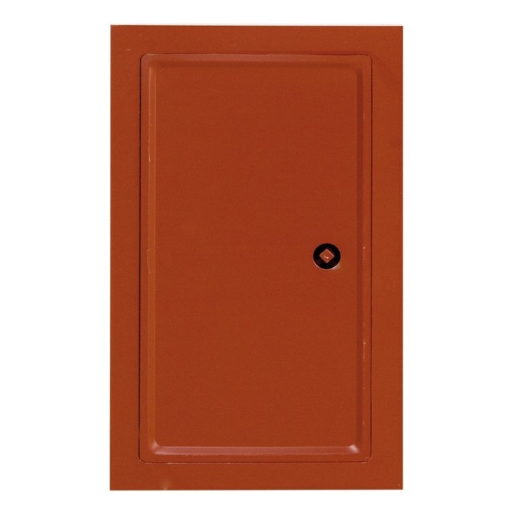 Big cleaning door, covered with minia paint