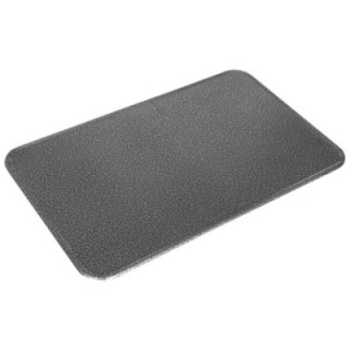Metal sheet floorplate for stoves 80x50cm antique silver