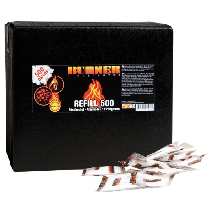 Anzünder BURNER 500 Stück