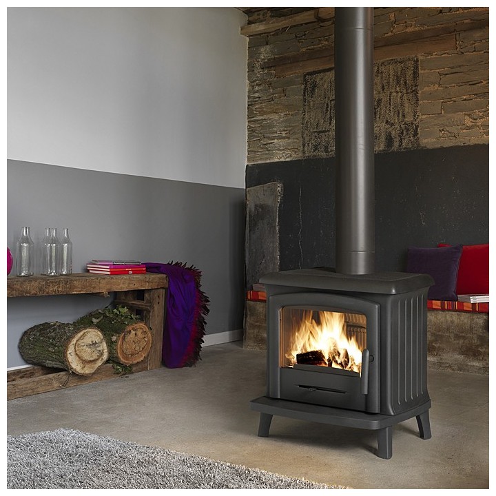 Stove INVICTA NORIK anthracite ref. 9121-44