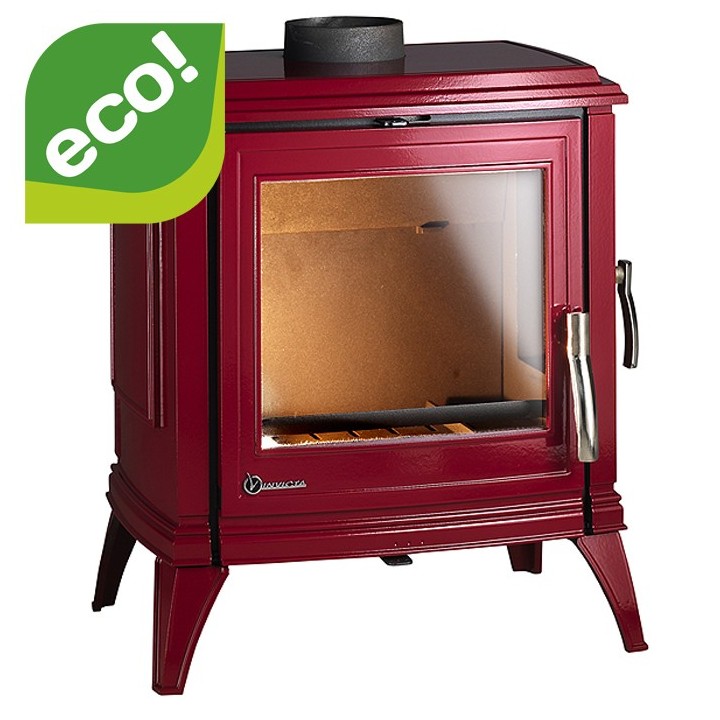 Stove INVICTA SEDAN M red enamel ref. 6160-47