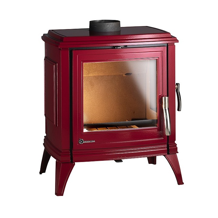Stove INVICTA SEDAN M red enamel ref. 6160-47