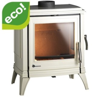 Stove INVICTA SEDAN M cream enamel ref. 6160-46