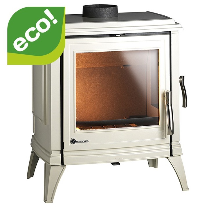 Stove INVICTA SEDAN M cream enamel ref. 6160-46