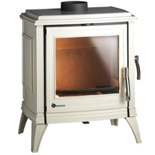 Stove INVICTA SEDAN M cream enamel ref. 6160-46