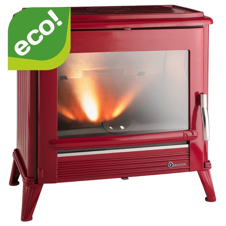 Stove INVICTA MODENA red enamel ref. 6175-47