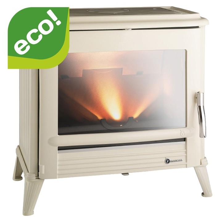 Stove INVICTA MODENA cream enamel ref. 6175-46