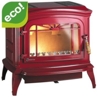 Stove INVICTA BRADFORD red enamel ref. 9173-47