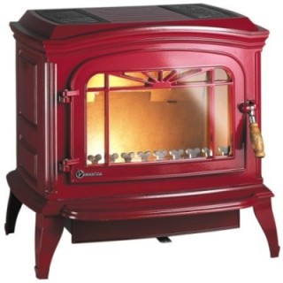 Stove INVICTA BRADFORD red enamel ref. 9173-47