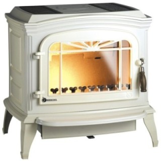 Stove INVICTA BRADFORD cream enamel ref. 9173-46