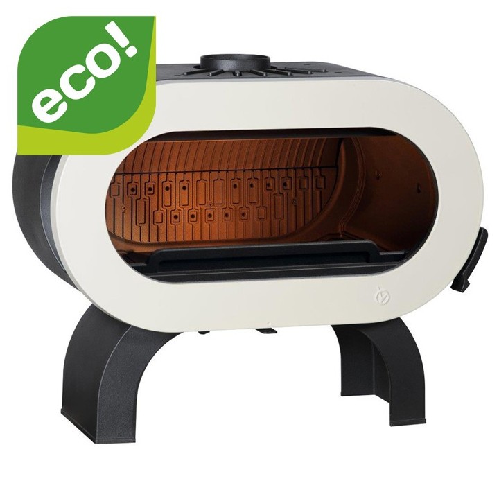 Stove INVICTA FIFTY ARCHE cream enamel ref. 6479-46
